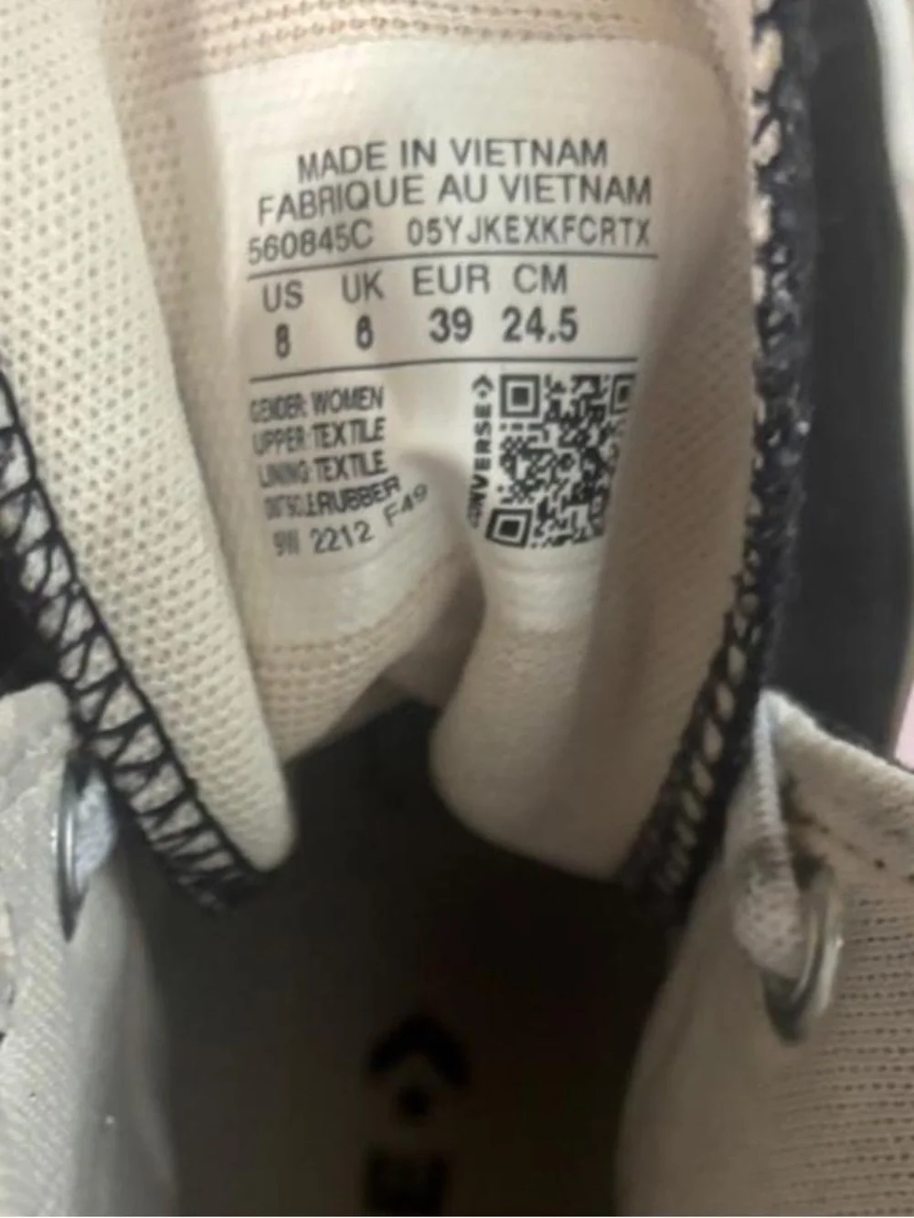 Converse High Top Sneakers - Black & White